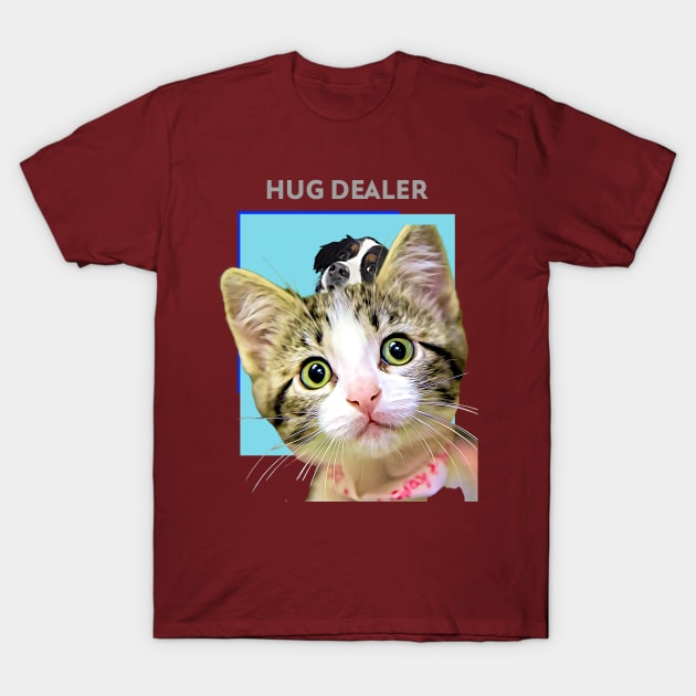 Hug Dealer (cat) T-Shirt by PersianFMts